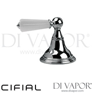 Cifial 32217AWC.R | 32217AWC.L Asbury 3/4 Inch Wall Stop Valve Spare Parts